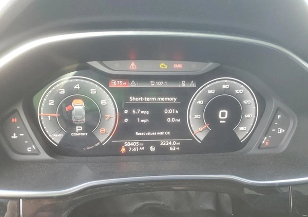 Audi Q3 cena 88000 przebieg: 93993, rok produkcji 2019 z Wysokie Mazowieckie małe 67